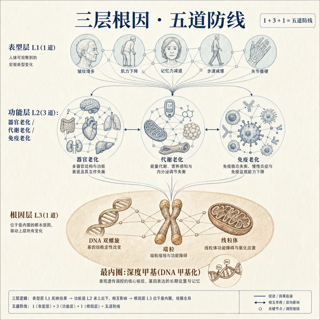 三层根因网络图:从表型到根因